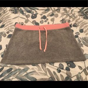 So Low Pink And Gray Skirt Size L Drawstring Waist